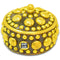 Brass KumKum Box, Sindoor Dani/Dabbi (Diameter 2 Inches)