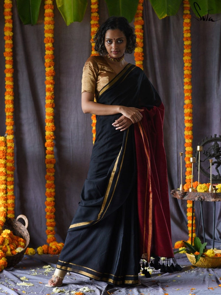 Maroon Indian Gold Zari Sequin Embroidered lace Trim, Border, Sari ,  Dupatta Lace, Crafting Sash Cushion, Velvet Fabric Lace, 5.4 cm