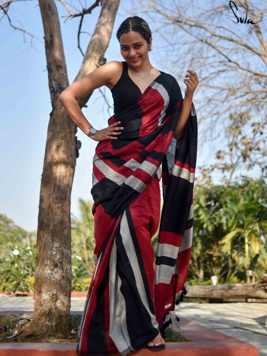 Buy Pink Sarees for Women by Suta Online | Ajio.com