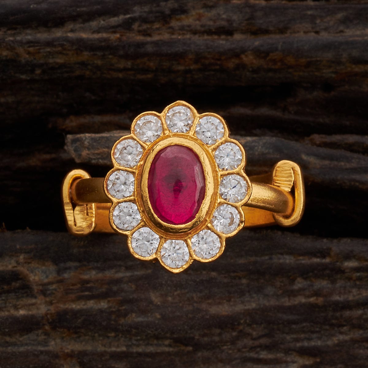 Ruby finger ring on sale designs