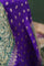 Banarasi Georgette Purple Saree