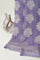 Banarasi Georgette Lavender Saree