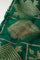 Banarasi Georgette Dark Green Saree