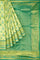 LIGHT GREEN and TEAL PAISLEY TISSUE SILK Saree with BANARASI