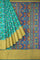 SEA GREEN and MULTI PATOLA SILK Saree with IKAT