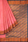 LIGHT PINK and NAVY BLUE BUTTIS SILK Saree with BANARASI FANCY