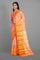 ORANGE and GOLD BROCADE SILK Saree with KANCHIPURAM