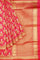 PINK and GOLD FLORAL JAAL SILK Saree with BANARASI