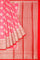 LIGHT PINK and RED MOTIFS SILK Saree with FANCY