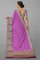 VIOLET and DARK PURPLE BUTTIS SILK Saree with FANCY