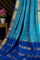 Mysore Crepe Floral Blue Saree