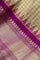 Gadwal Silk Checks And Buttis Cream Saree