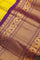 Gadwal Silk Flourscent Yellow Saree