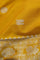 Uppada Silk Peacock Buttis Mustard Saree