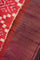 Ikat Silk Brick Red Saree