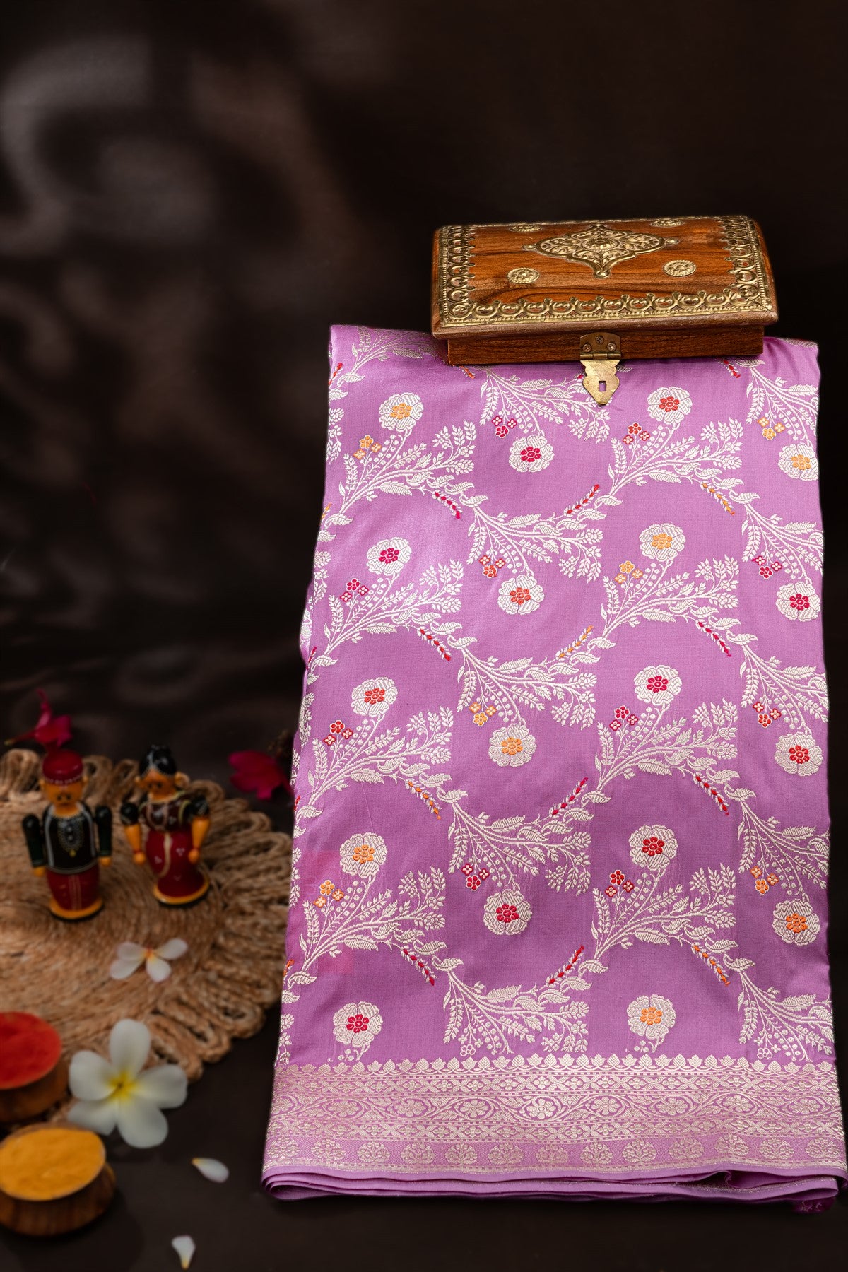 Banarasi Silk Lilac Saree