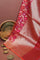 Designer Organza Blush Pink Saree