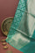 Designer Organza Green Saree