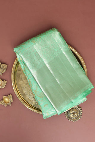 Kancheepuram Silk Sea Green Saree