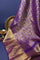 Kancheepuram Silk Purple Saree