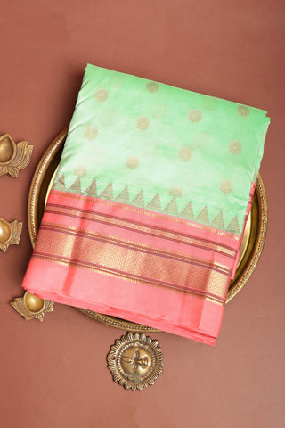 Narayanpet Silk Sea Green Saree