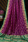 Mysore Crepe Checks Purple Saree