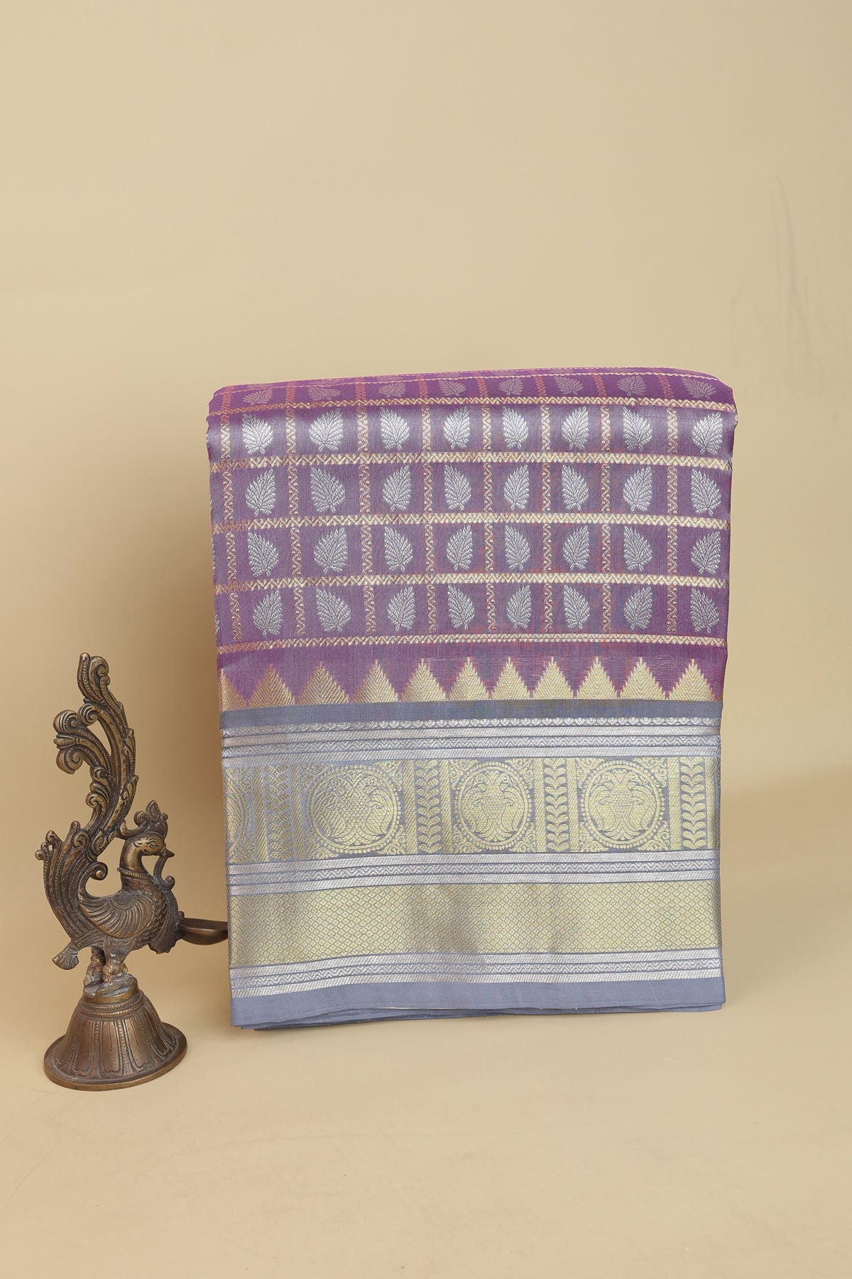 Venkatagiri Silk Lavender Saree