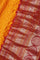 Orange Kanchi Bandhani Silk Saree