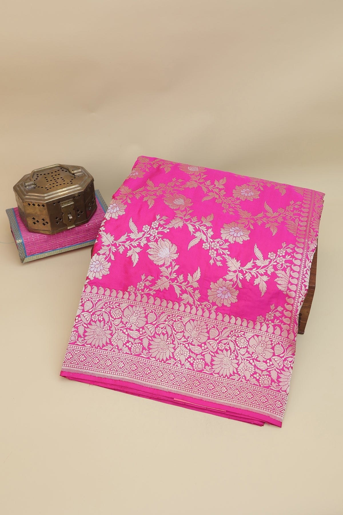 Banarasi Silk Pink Saree