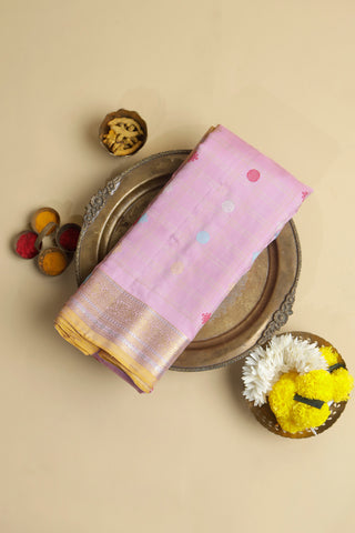 Gadwal Silk Lavender Saree