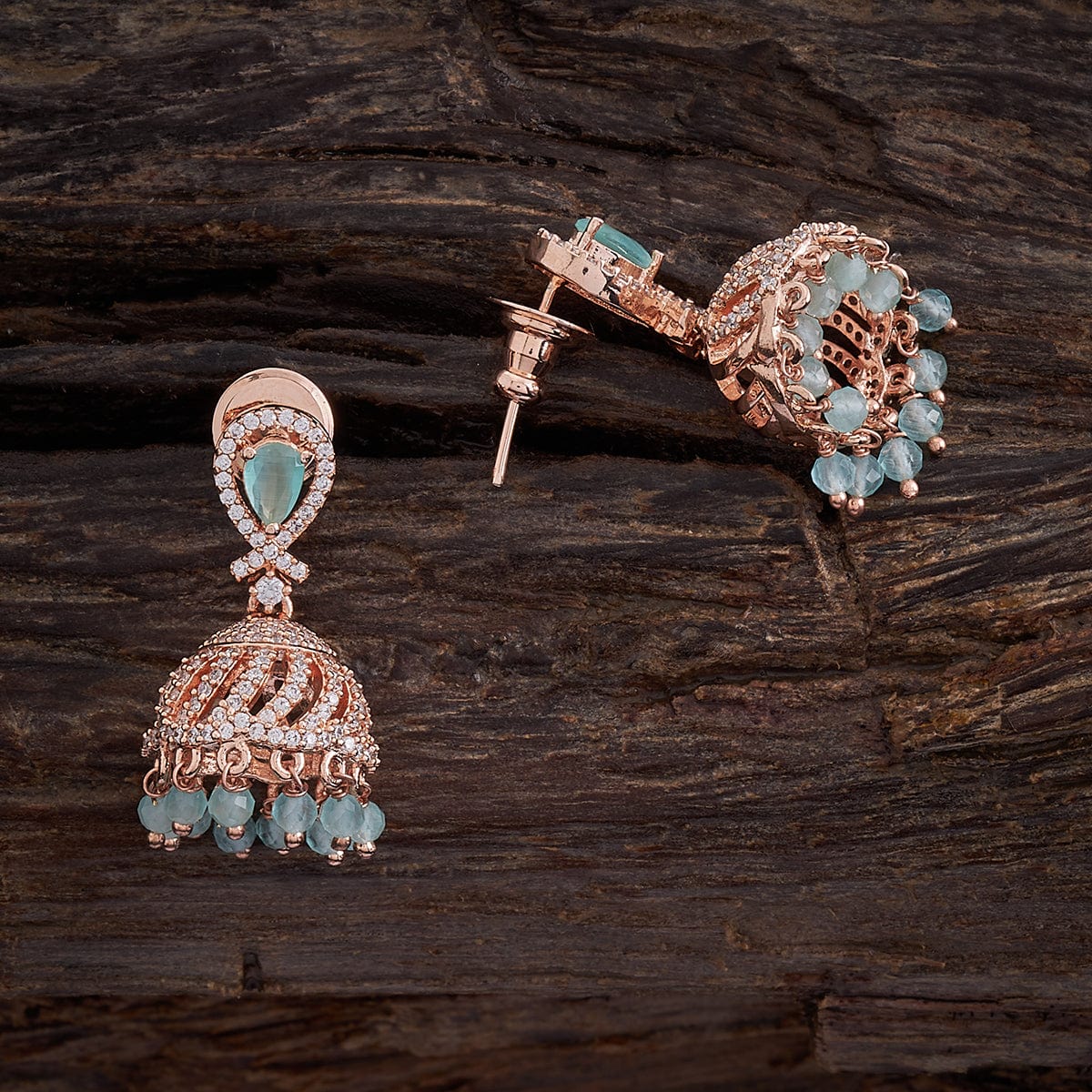 Rhinestone & Chain Tassel Decor Drop Earrings | SHEIN