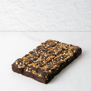 Labonel Fine Baking Caramel Fudge Brownies with Hazelnuts