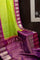 Varamahalakshmi Parrot Green & Purple Gadwal Buttis Saree